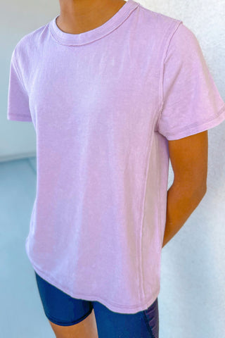 Lavander Relaxed Fit T-Shirt