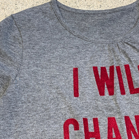 I Will Change The World Flocking Top