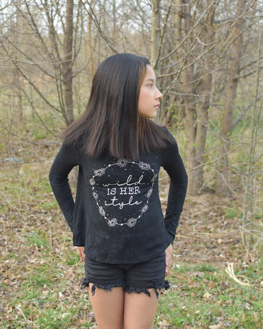 Wild Is Her Style Long Sleeve top